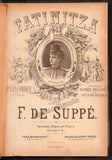 Von Suppe, Franz - Signed "Fatinitza" Vocal Score 1879