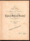 Von Suppe, Franz - Signed "Fatinitza" Vocal Score 1879