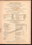 Von Suppe, Franz - Signed "Fatinitza" Vocal Score 1879