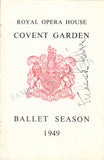 Ashton, Frederick - Signed Program London 1949