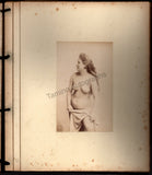 Album with 44 Nude Albumen Prints - France 1880s