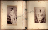 Album with 44 Nude Albumen Prints - France 1880s