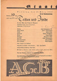 Berlin State Opera - Set of 2 Programs 1937-1938