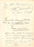 Kreisler, Fritz - Mengelberg, Willem & Others - Signed Album Page 1933