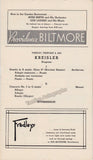 Kreisler, Fritz - Concert Program Providence 1945