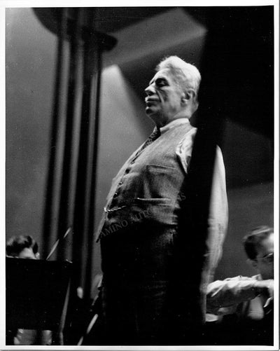 Fritz Kreisler in rehearsal 1 (8 x 10)