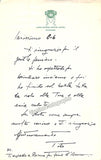 Gobbi, Tito - Autograph Letter Lot