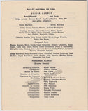 Ulanova, Galina - Signed Program Havana 1967