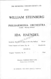 Haendel, Ida - Solti, Georg - Steinberg, William - Signed Program London 1955