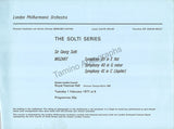 Solti, Georg - Signed Program London 1977