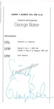 Organists - Lot of 12 Signed Program Pages