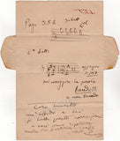 Puccini, Giacomo - Autograph Letter Signed 1918
