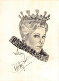 Opera Singers - Collection of 65 Signed Drawings