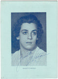 Neveu, Ginette - Signed photo from Concert Program, 1948