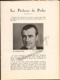Lugo, Giuseppe - Signed Program