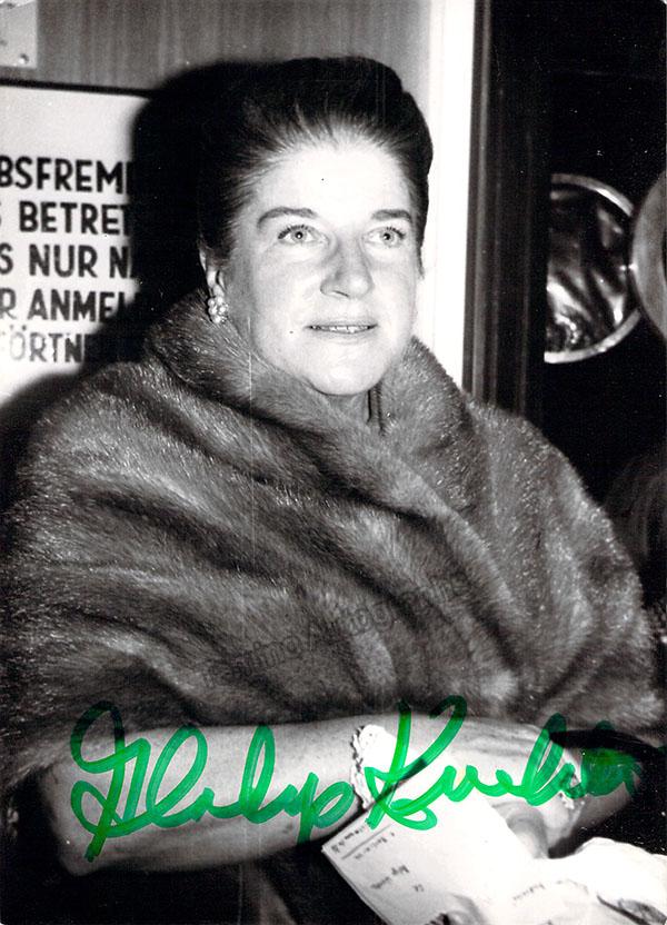Gladys Kuchta Autographs Tamino Autographs