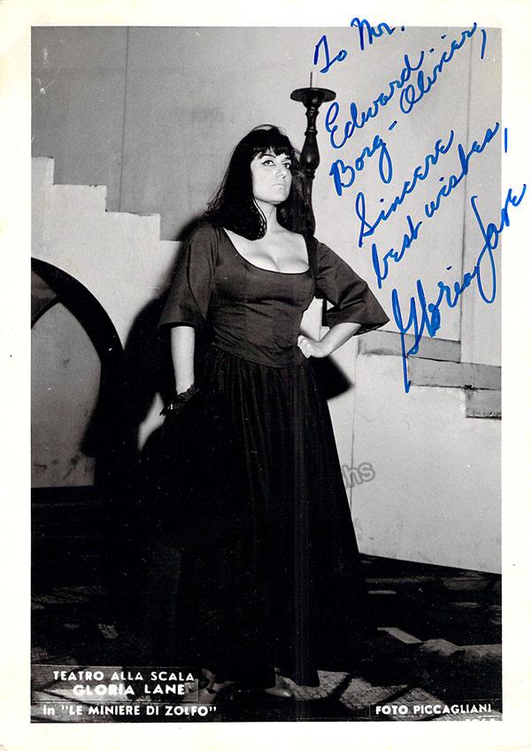 Gloria Lane Autographs (Various Options) Tamino