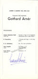 Organists - Lot of 12 Signed Program Pages