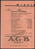 Berlin State Opera - Set of 2 Programs 1937-1938