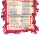 Grand Opera House - Opening Night Silk Program 1881