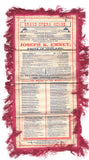 Grand Opera House - Opening Night Silk Program 1881