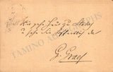 Graef, Gustav - Autograph Letter Signed and Card