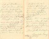 Graef, Gustav - Autograph Letter Signed and Card