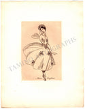 Ballet Dancers - Set of 8 Engravings (Taglioni Elssler Grisi Cerrito)