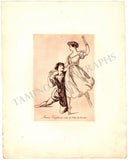 Ballet Dancers - Set of 8 Engravings (Taglioni Elssler Grisi Cerrito)