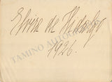 Opera Singers - Signatures Lot I 1910s-1930s