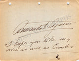 Opera Singers - Signatures Lot I 1910s-1930s