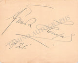 Opera Singers - Signatures Lot I 1910s-1930s