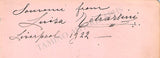 Opera Singers - Signatures Lot I 1910s-1930s