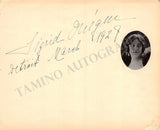 Opera Singers - Signatures Lot I 1910s-1930s