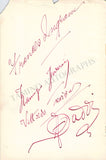 Opera Singers - Signatures Lot II 1910s-1930s