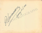 Opera Singers - Signatures Lot II 1910s-1930s