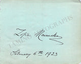 Opera Singers - Signatures Lot (III) 1910s-1930s