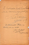 Opera Singers - Signatures Lot (III) 1910s-1930s