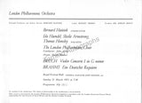 Haendel, Ida - Haitink, Bernard - Double Signed Program London 1971
