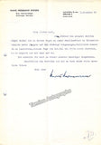 Nissen, Hans-Hermann - Typed Letter Signed