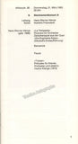 Henze, Hans Werner - Signed Program Munich 1983