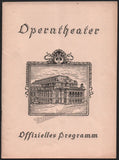 Knappertsbusch, Hans - Program Lot Vienna Opera 1936-1939