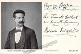 Grunfeld, Heinrich - Signed Photograph 1898