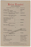 Traubel, Helen - Signed Program Havana 1948