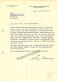 Roswaenge, Helge - Set of 4 Typed Letters Signed
