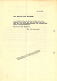 Roswaenge, Helge - Set of 4 Typed Letters Signed