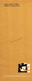 Henze, Hans Werner - Signed Program "Elegy for Young Lovers" 1970