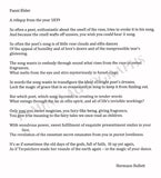 Rollett, Hermann - Manuscript Poem for Fanny Elssler