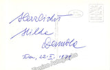 Dermota, Hilda - Signed Photograph 1979