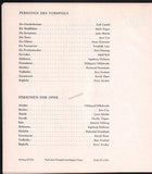 Cox, Jean - Hallstein, Ingeborg - Hillebrecht, Hildegard - Signed Program in Ariadne Auf Naxos 1968